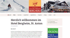 Desktop Screenshot of hotel-bergheim.com