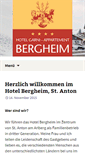 Mobile Screenshot of hotel-bergheim.com